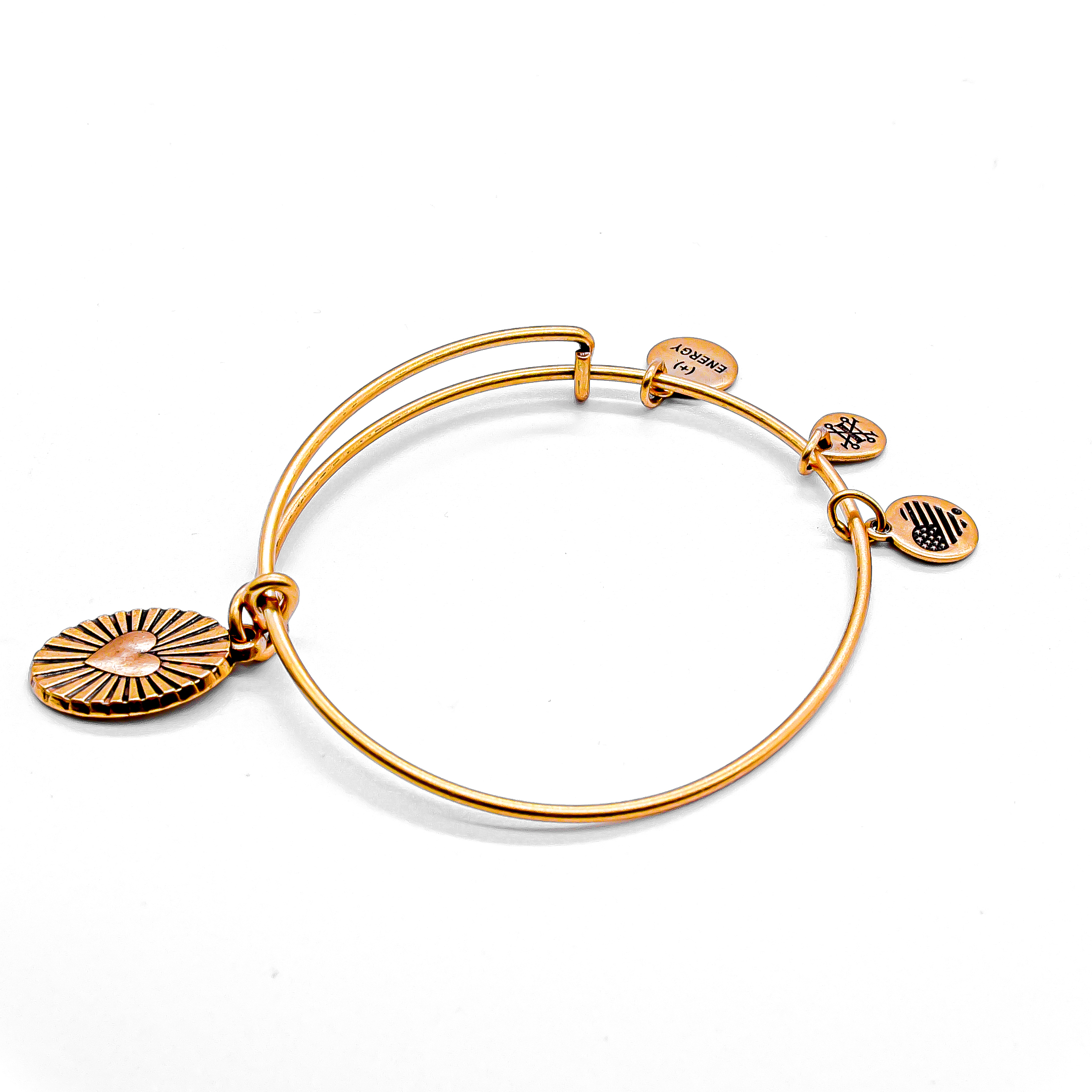 Alex and Ani Womens Path of Symbols Love IV Charm Bangle
